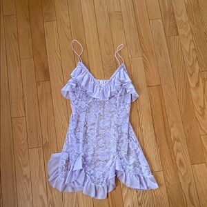 Urban Outfitters Lavender Lace Slip